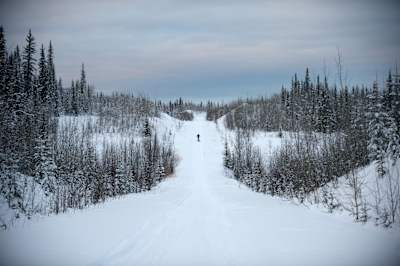 Ein Teilnehmer beim MONTANE®-Yukon-Arctic Ultra