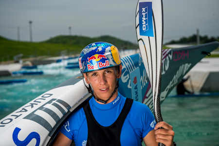 Jana Dukátová poses for a portrait at Deodoro Olympic Course in Rio de Janeiro, Brazil on December 09, 2015.