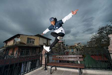 B-Boy Pelezinho em Esmirna, na Turquia (2018)