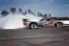 A photo of Elias Hountondji and his brother Johannes drifting at the Hockenheimring, Germany.