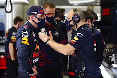 Max And His Engineers Chat In The Garage