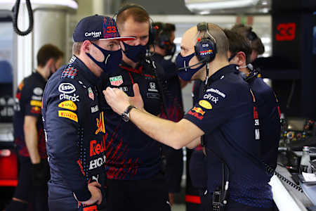 Max And His Engineers Chat In The Garage