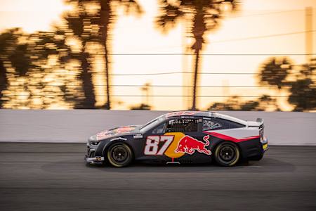 Connor Zilisch on a track