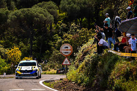 Lucas Zielinski impressed on his first full day of ERC3 action