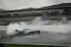 Daniel Abt showing what Formula E cars can do at the Krone E Mobility Play Days at Red Bull Ring, Spielberg, Austria in 2017.
