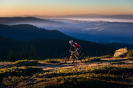 Alan Milway's advice on technique for climbing  on a mountain bike.