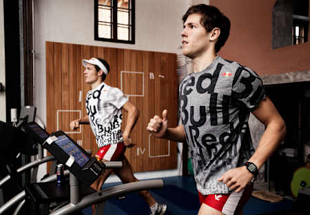 Das Laufband ist perfekter Fitnesstrainer.