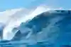 An empty wave breaks at Pipeline in Hawaii