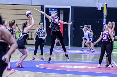 Netball matches are broken down into four 15-minute quarters