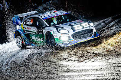 M-Sport Ford rookie Jon Armstrong produced a stunning run to claim third