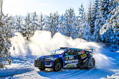 Roope Korhonen controlled in Sweden to launch his campaign with victory.