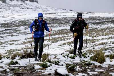Ryan Sandes Trail Running Around Lesotho in April 2022