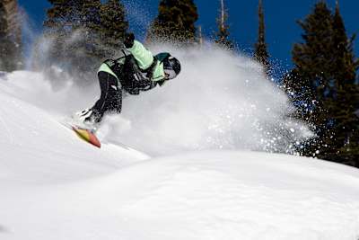 Marion Haerty at Natural Selection Tour stop one in Jackson Hole, Wyoming