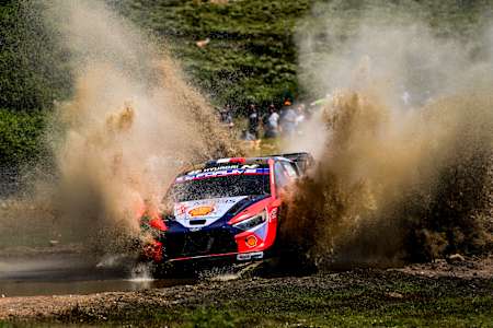 Fourmaux dropped behind Ogier on the final stage of the day