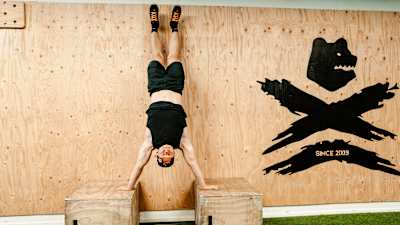 Jonne Koski is seen during Workout in Pori, Finland, on July 30, 2020.