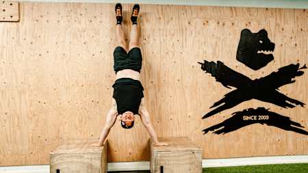 Jonne Koski is seen during Workout in Pori, Finland, on July 30, 2020.