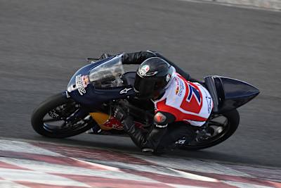 Alex Longarela racing the Rookies Cup Selection in Guadix 2026