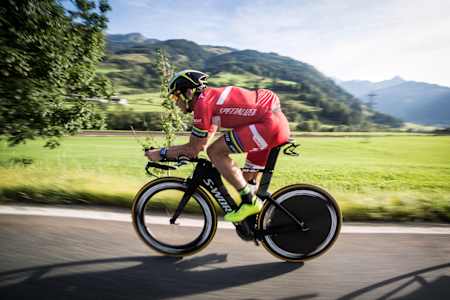 La bici de triatlón Specialized S-Works Shiv.