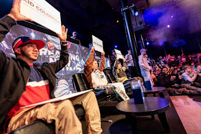 De jury bepaalt wie de battle wint