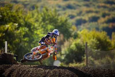 Jeffrey Herlings tijdens de FIM MXGP Motocross World Championship 