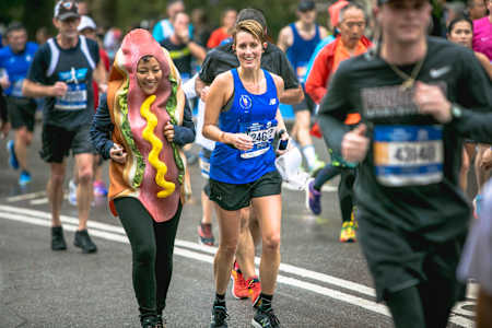 Aquí cada uno corre como le sale de las... piernas