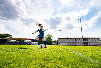 Sarah Zadrazil trains in Munich, Germany on Juli 30, 2021  
