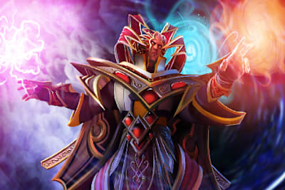 Artwork of Dota 2 eSports game hero Invoker by Valve