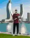 Ahmed Al Meghessib, EA Sports FC 25 pro, poses in Doha, Qatar in 2023.