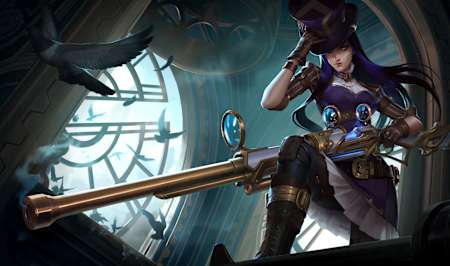 Caitlyn in League of Legends.