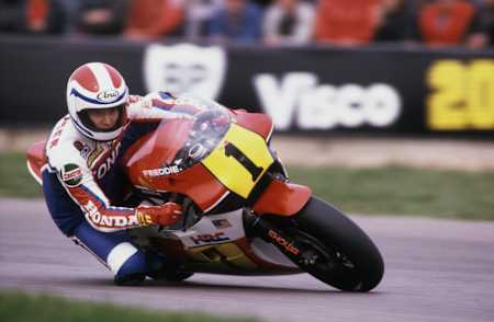 Freddie Spencer in his 1984 Honda race trim.