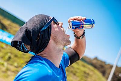 Most energy drinks contain approximately 80mg of caffeine per 250ml serving