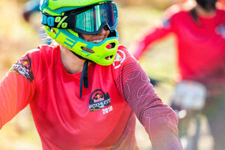 Participants compete at Red Bull Fox Hunt in Machynlleth, Wales, UK on 30th September 2018