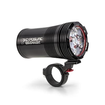 Imagen del potente faro para bicis Exposure Six Pack MK10.