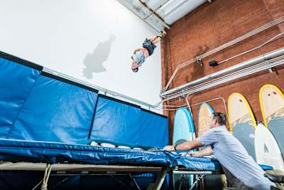 Ben Ferguson gets in some training at the Red Bull High Performance Lab in Santa Monica, CA, USA on 25 October, 2016