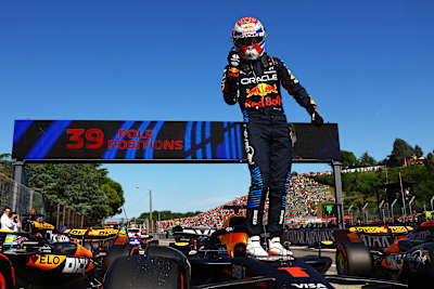 Max Verstappen of Oracle Red Bull Racing at the Emilia-Romagna Grand Prix on May 18, 2024.