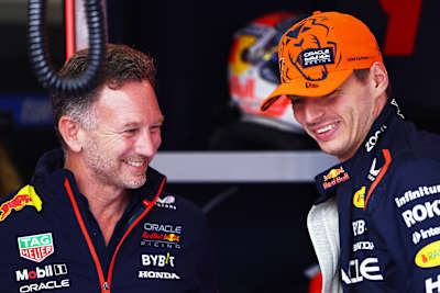 Max Verstappen of Oracle Red Bull Racing at the British Grand Prix on July 9, 2023.
