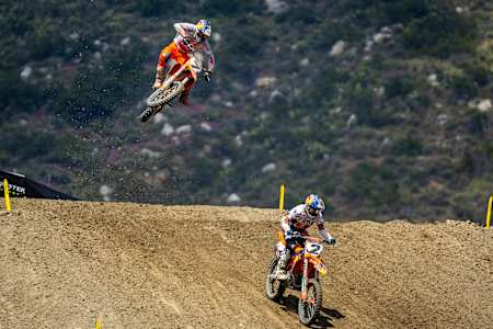 Aaron Plessinger at Round 1 of the AMA Motocross Series 2023 in Pala, CA