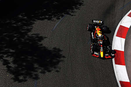 Max Verstappen beim Grand Prix von Aserbaidschan, Baku.