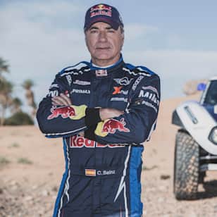 Photo of Carlos Sainz, member of the X-raid MINI JCW Team.
