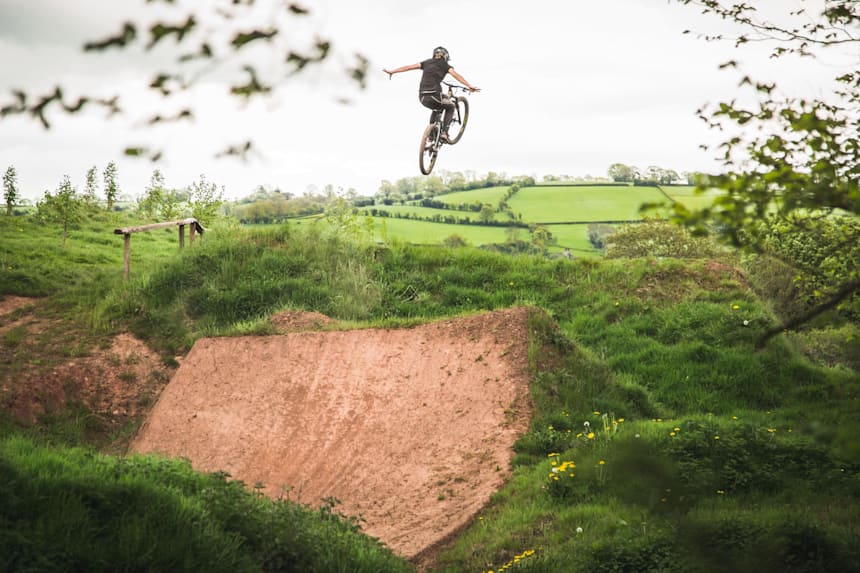 black mountain biking