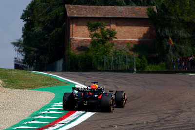 Max Verstappen von Oracle Red Bull Racing beim Großen Preis der Emilia-Romagna am 19. Mai 2024.