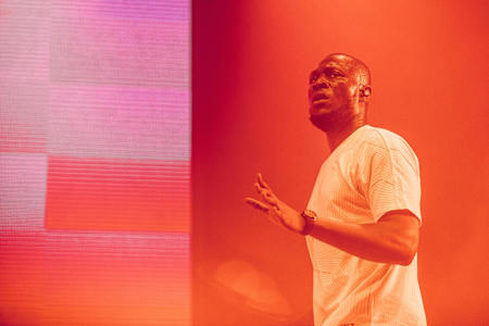 Stormzy performing on Arena Stage at Roskilde Festival in 2018