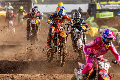 Tom Vialle at AMA Supercross Series Round 17 in Salt Lake City, UT