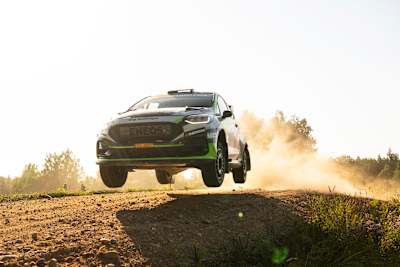 Delfi Rally Estonia WRC3 winner Tymek Abramowski
