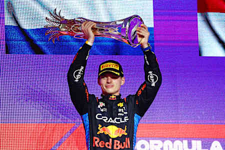 Max Verstappen of Oracle Red Bull Racing at the Saudi Arabian Grand Prix on March 9, 2024.