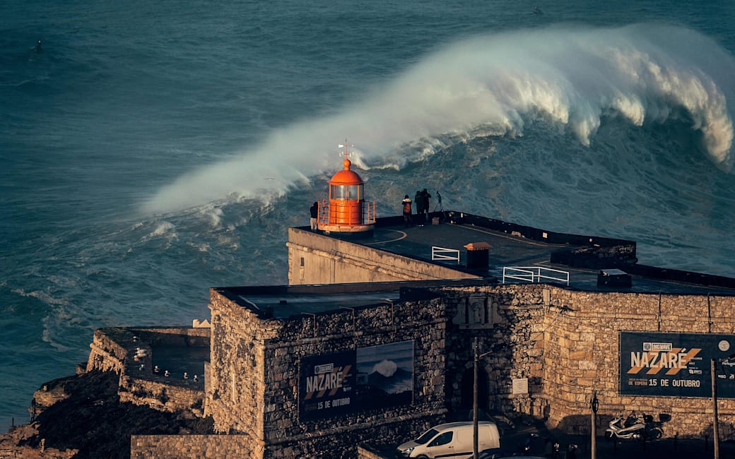 Sessions November Surfing Swells At Nazare