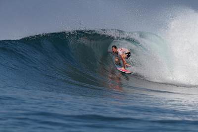 Garazi Sánchez en Periscopes (Sumbawa)