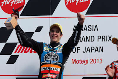 El piloto de Moto3, Álex Márquez, en el Gran Premio de Japón
