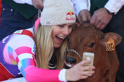 Lindsey Vonn und Winnie