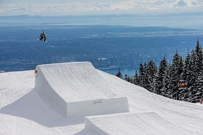 Mark McMorris airs a jump at Red Bull Uncorked.